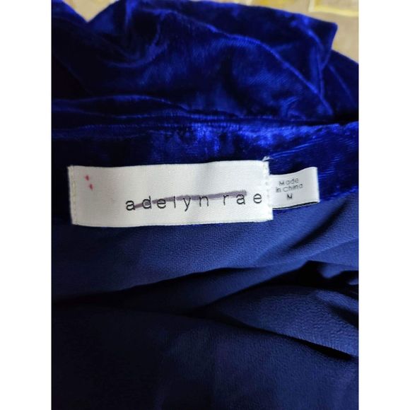 ADELYN RAE ZANA VELVET COWL NECK SLIP DRESS Size M - Picture 12 of 12